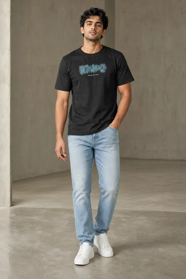Men_S_Black_Graphic_Print_Round_Neck_T_Shirt_Black