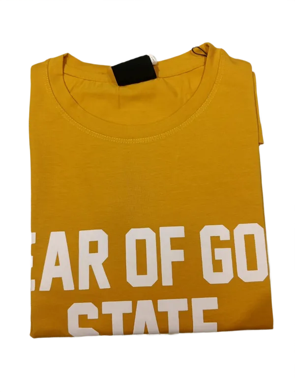 Fear_Of_God_State_Graphic_T_Shirt_Mustard_Yellow_Premium_Cotton_Casual_Wear_Yellow