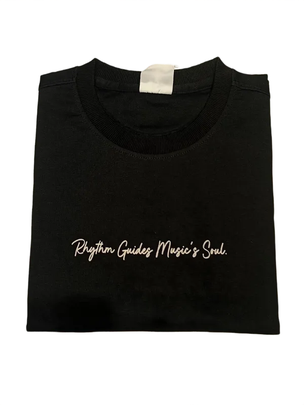 Rhythm_Guides_Music_S_Soul_Graphic_T_Shirt_Classic_Black_Premium_Cotton_Casual_Wear_Black
