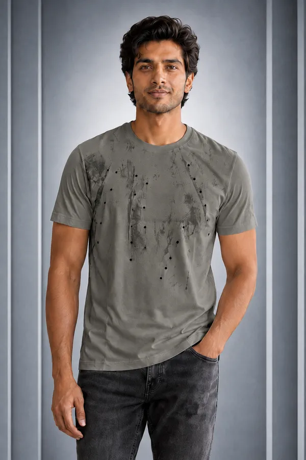 Men_S_Grey_Abstract_Printed_Round_Neck_T_Shirt_Gray