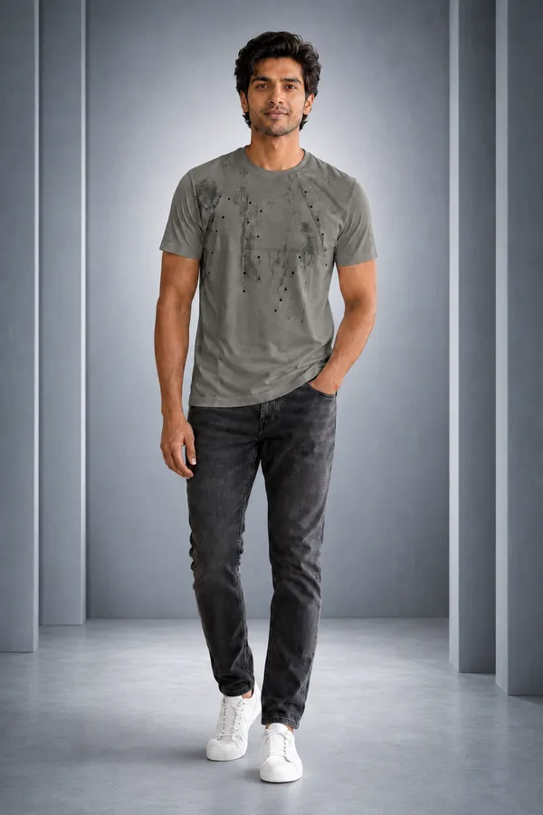 Men_S_Grey_Abstract_Printed_Round_Neck_T_Shirt_Gray