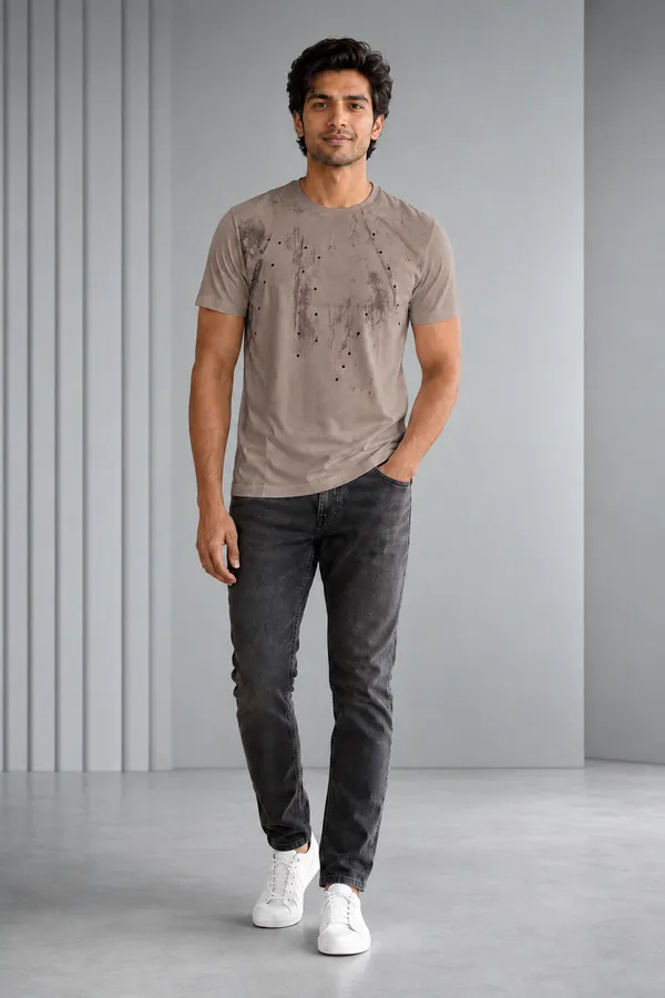 Men_S_Taupe_Abstract_Printed_Round_Neck_T_Shirt_Grey