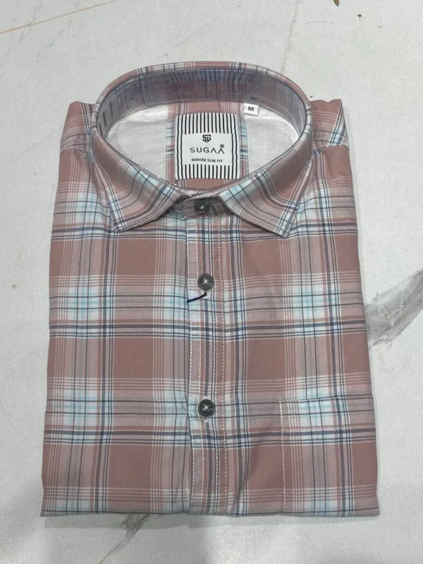 Dusty_Rose_Checkered_Casual_Shirt_Dusty_Rose
