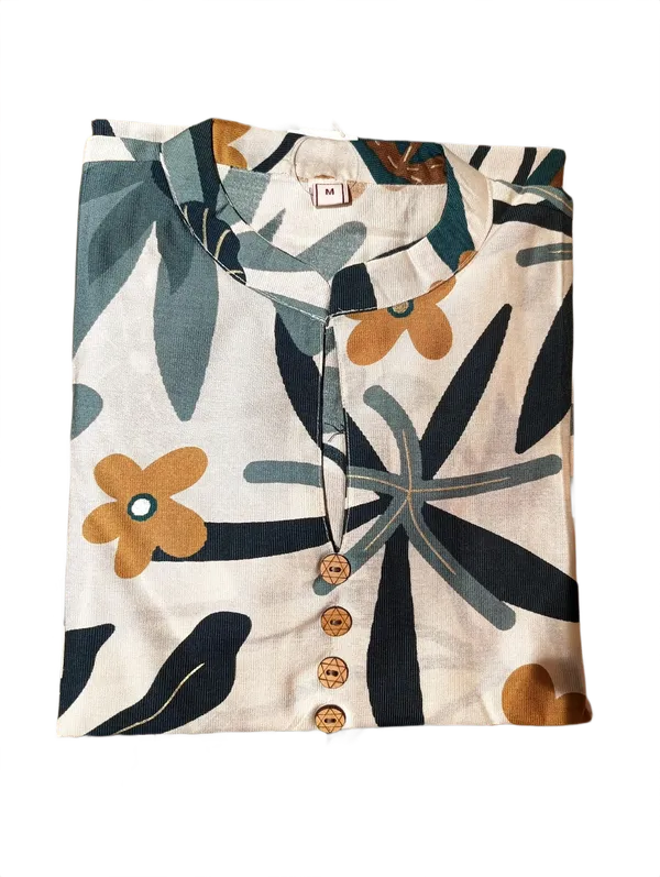 Teal_Bloom_Printed_Long_Kurti