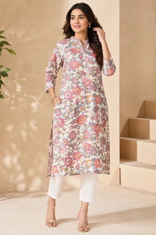 Ivory_Bloom_Floral_Kurti_Mauve_Pink