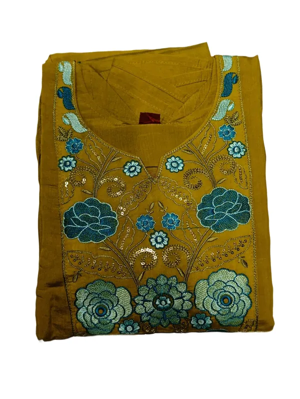 Mustard_Elegance_Embroidered_Kurta_Set_Olive_Green