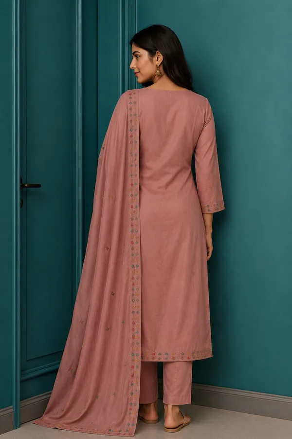 Dusty_Rose_Floral_Embroidered_Kurta_Pant_Dupatta_Set_Dusty_Rose