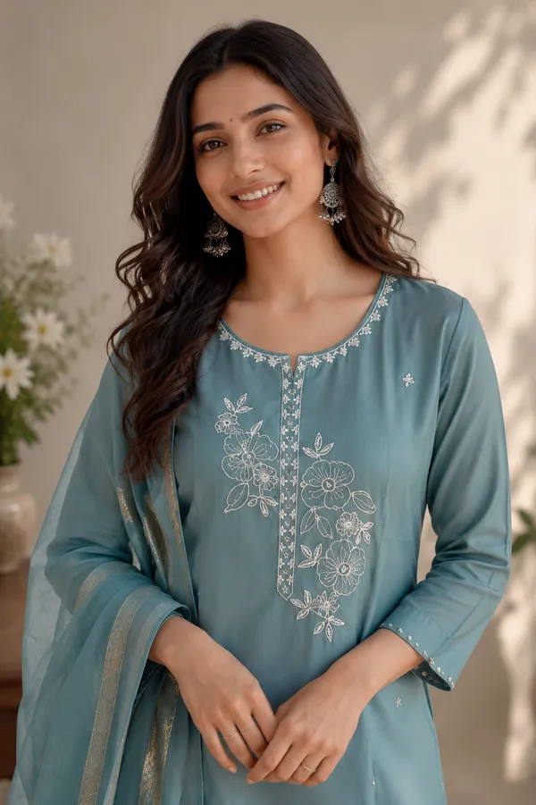 Powder_Blue_Kurti_Pant_Dupatta_Set_2_Sky_Blue