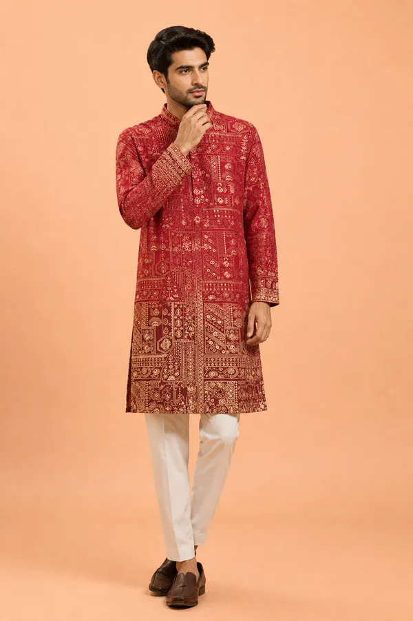 Royal_Red_Heritage_Print_Festive_Kurta_Coming_Soon