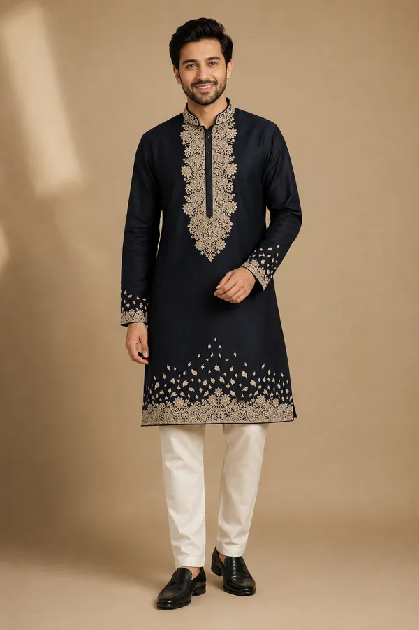 Midnight_Black_Embroidered_Men_S_Kurta_Coming_Soon