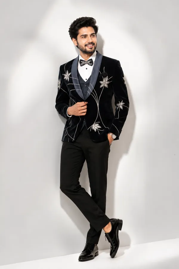 Men_S_Black_Velvet_Floral_Embroidered_Tuxedo_Blazer_Coming_Soon