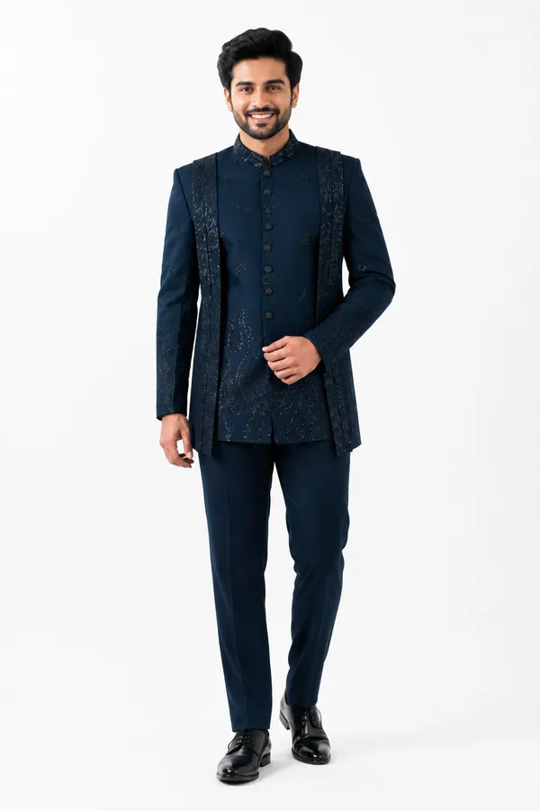 Navy_Blue_Embroidered_Indo_Western_Jodhpuri_Suit_Coming_Soon