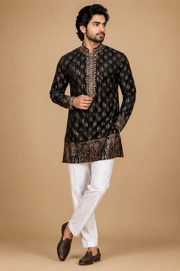 Black_Gold_Embroidered_Festive_Kurta_Coming_Soon