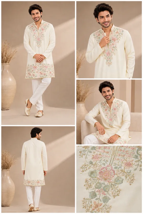 Ivory_Floral_Embroidered_Men_S_Kurta_Set_Coming_Soon