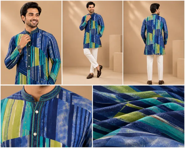 Multicolour_Geometric_Print_Men_S_Festive_Kurta_Set_Coming_Soon