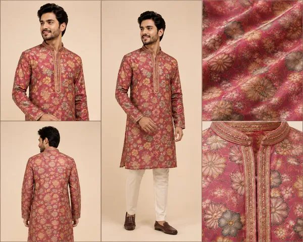Rose_Pink_Floral_Print_Men_S_Festive_Kurta_Set_Coming_Soon