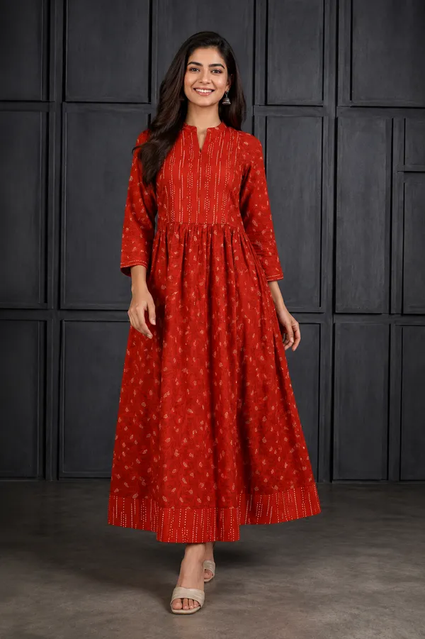 Red_Printed_Flared_Anarkali_Maxi_Dress_Rust_Red