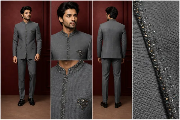 Charcoal_Grey_Embellished_Jodhpuri_Suit_Coming_Soon