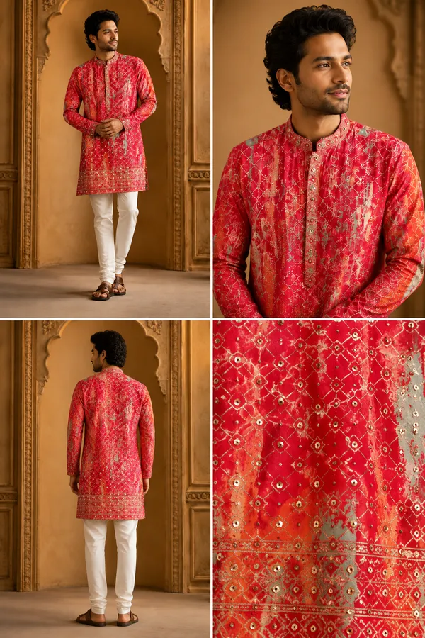 Vibrant_Red_Embellished_Men_S_Festive_Kurta_Coming_Soon