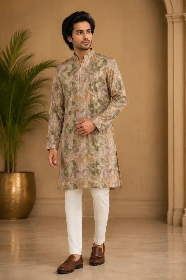 Champagne_Gold_Embellished_Festive_Kurta_For_Men_Coming_Soon