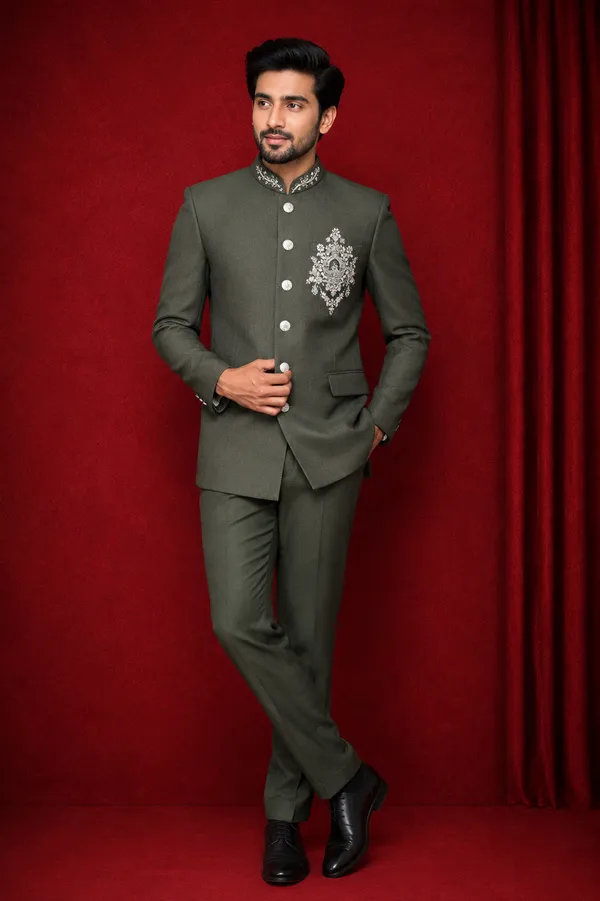 Royal_Olive_Green_Embroidered_Jodhpuri_Suit_Coming_Soon