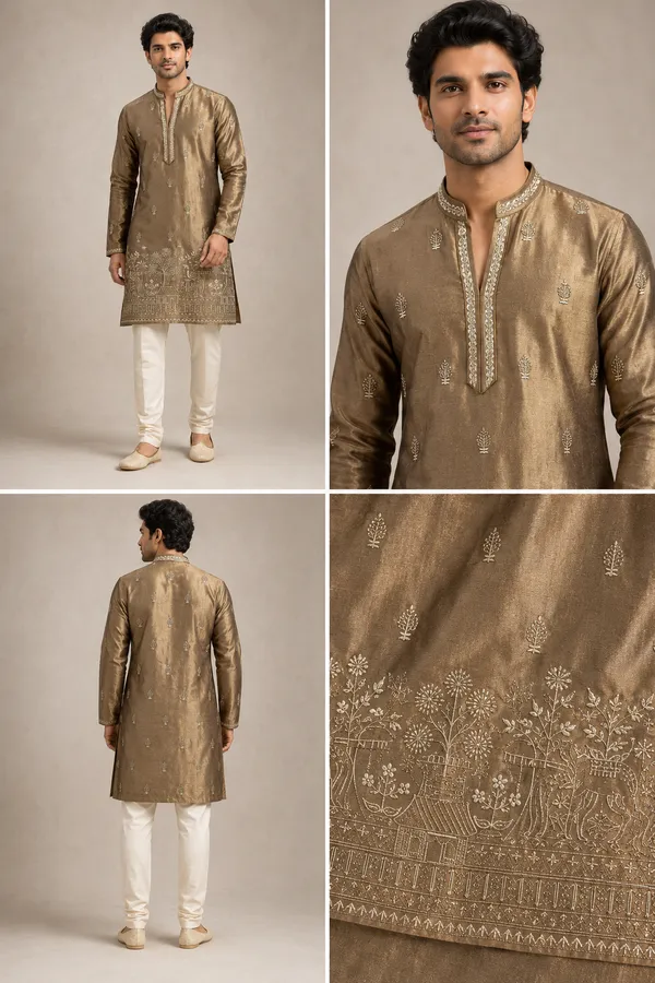 Antique_Gold_Embroidered_Festive_Kurta_Set_Coming_Soon