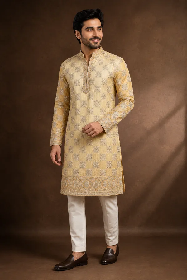 Mustard_Gold_Embroidered_Festive_Kurta_Set_Coming_Soon