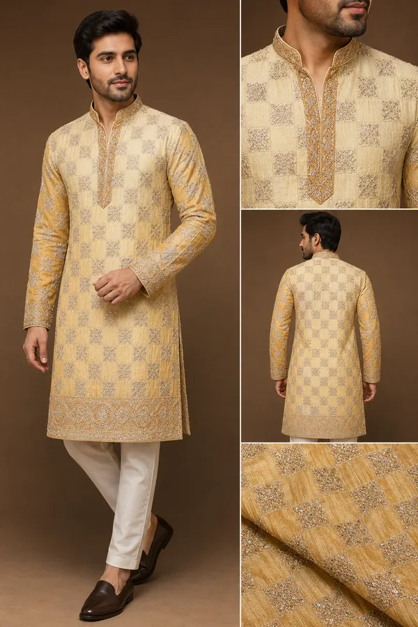 Mustard_Gold_Embroidered_Festive_Kurta_Set_Coming_Soon