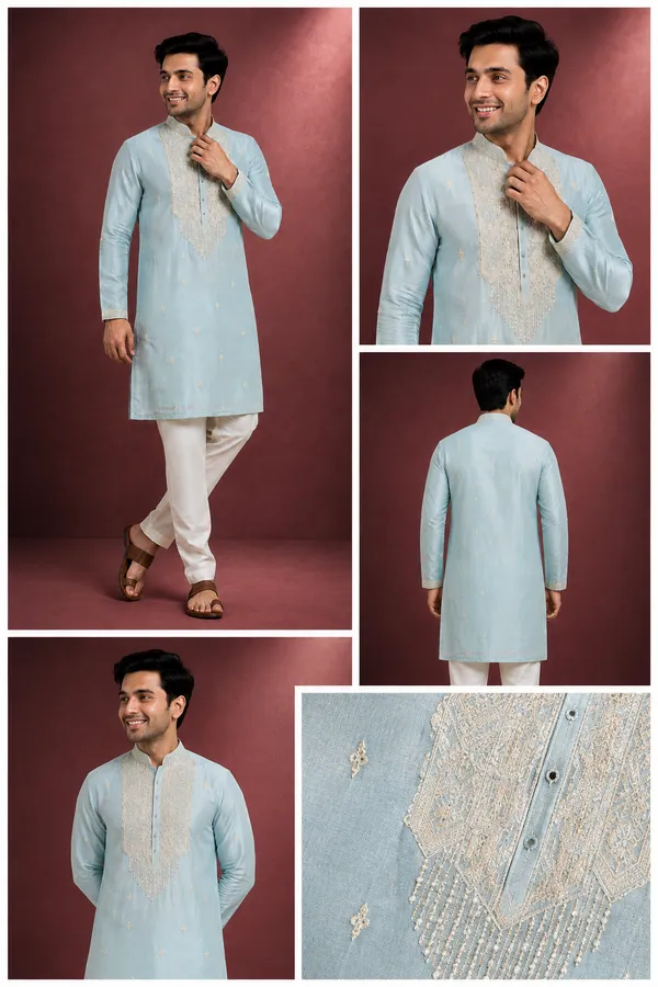 Ice_Blue_Embroidered_Festive_Kurta_Set_Coming_Soon