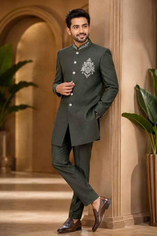 Forest_Green_Embroidered_Jodhpuri_Suit_Set_Coming_Soon