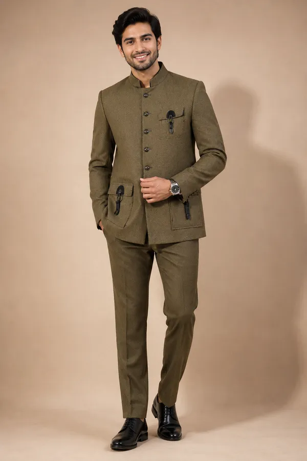Olive_Brown_Classic_Jodhpuri_Suit_For_Men_Coming_Soon