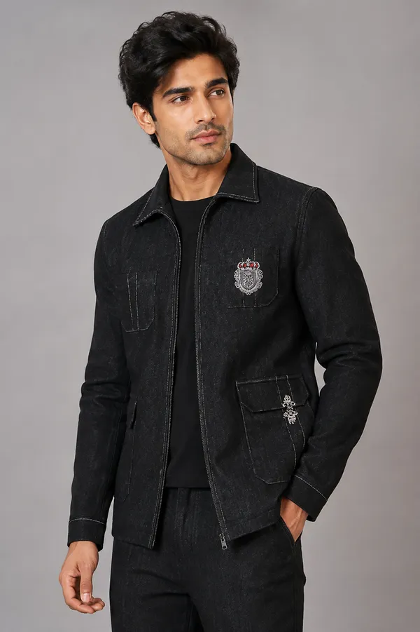 Black_Embroidered_Utility_Jacket_Set_For_Men_Coming_Soon