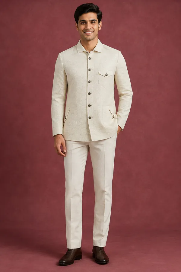 Ivory_Textured_Safari_Jacket_Suit_For_Men_Coming_Soon