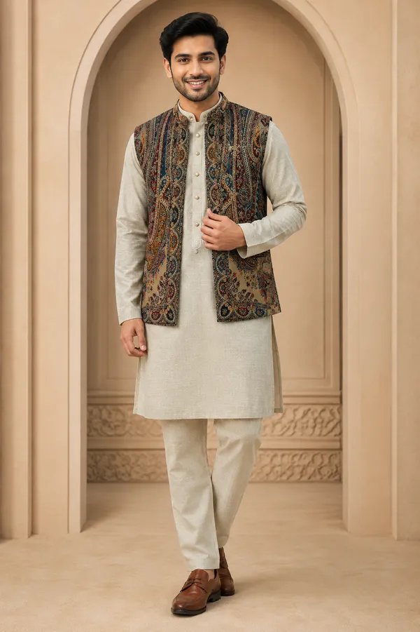 Men_S_Multicolor_Paisley_Printed_Nehru_Jacket_Coming_Soon