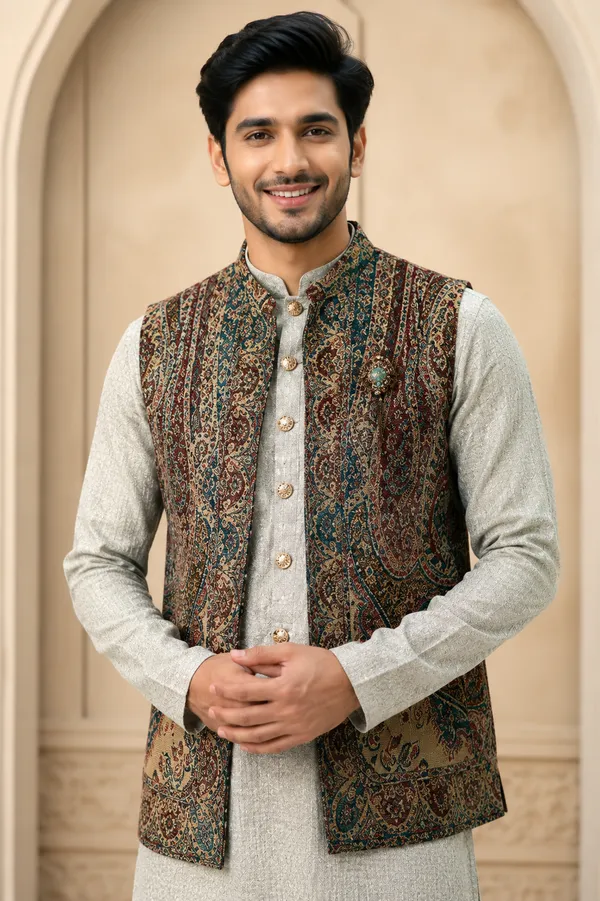 Men_S_Multicolor_Paisley_Printed_Nehru_Jacket_Coming_Soon