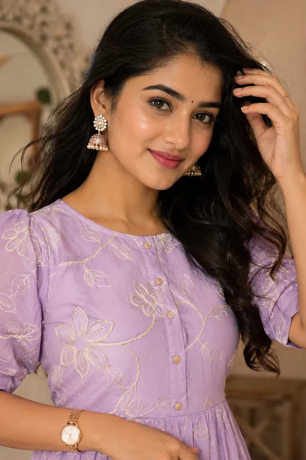 Lavender_Floral_Puff_Sleeve_Midi_Dress_Lavender