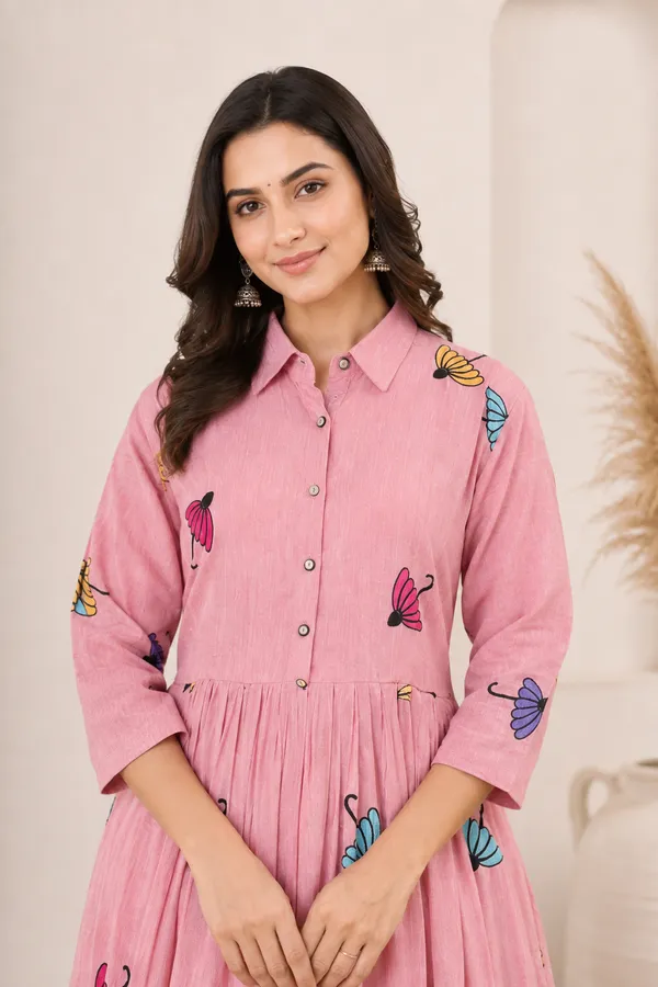 Blush_Pink_Butterfly_Embroidered_Shirt_Dress_Rose_Pink