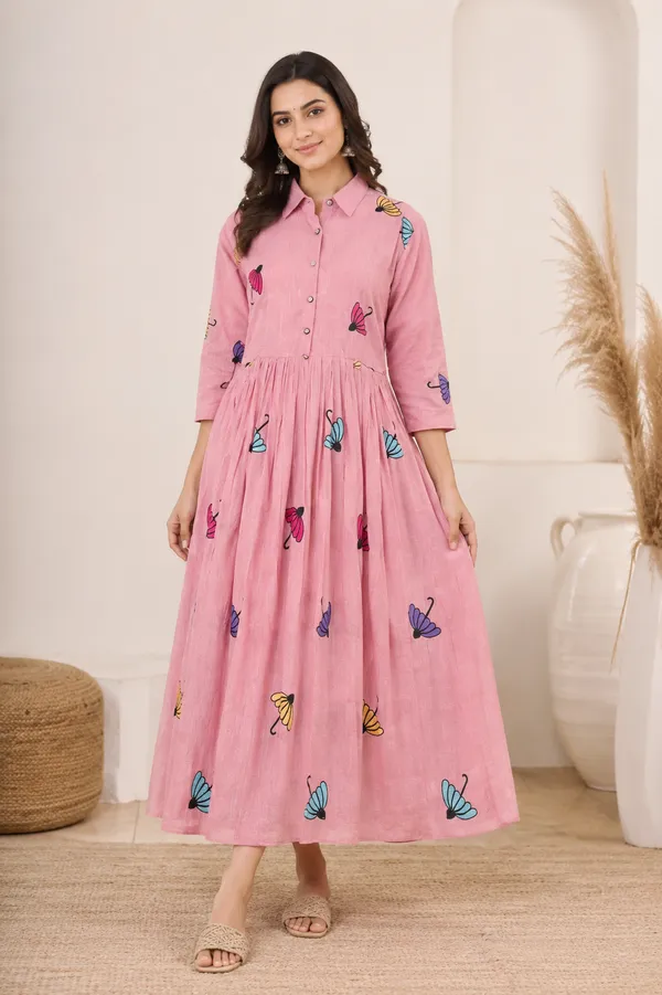 Blush_Pink_Butterfly_Embroidered_Shirt_Dress_Rose_Pink