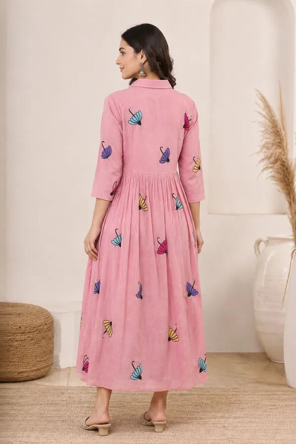 Blush_Pink_Butterfly_Embroidered_Shirt_Dress_Rose_Pink