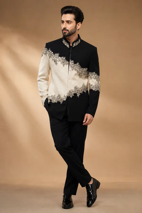Men_S_Black_Ivory_Embroidered_Designer_Indo_Western_Suit_Coming_Soon
