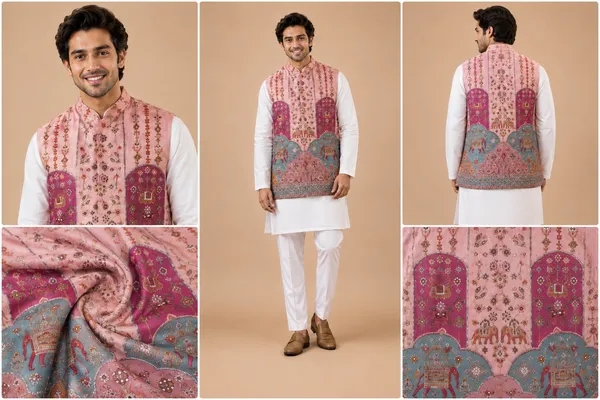 Royal_Pink_Printed_Nehru_Jacket_Kurta_Set_Coming_Soon