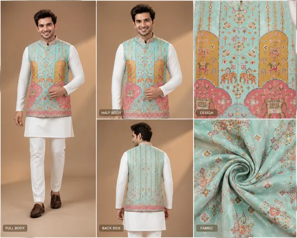 Aqua_Blue_Heritage_Printed_Nehru_Jacket_Coming_Soon