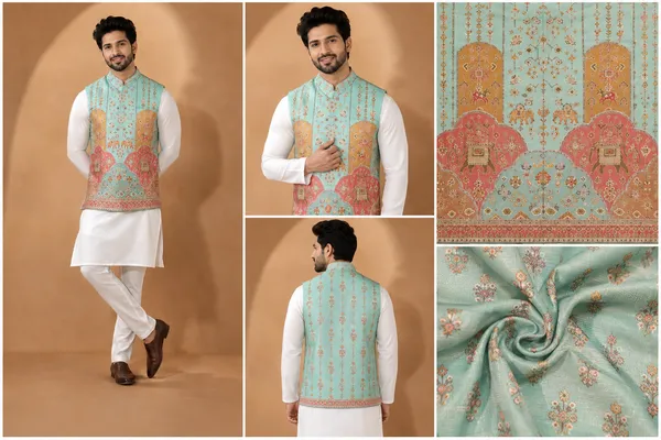 Aqua_Blue_Heritage_Printed_Nehru_Jacket_Coming_Soon