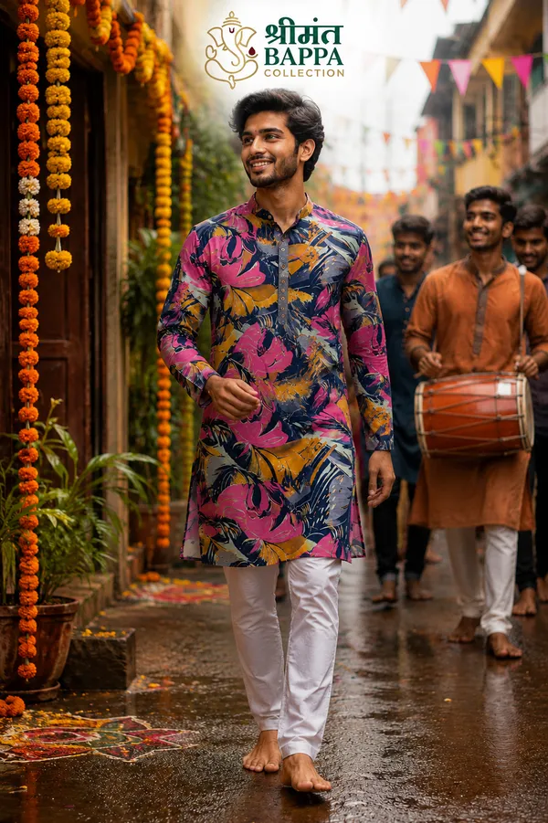 Multicolour_Abstract_Floral_Festive_Only_Kurta