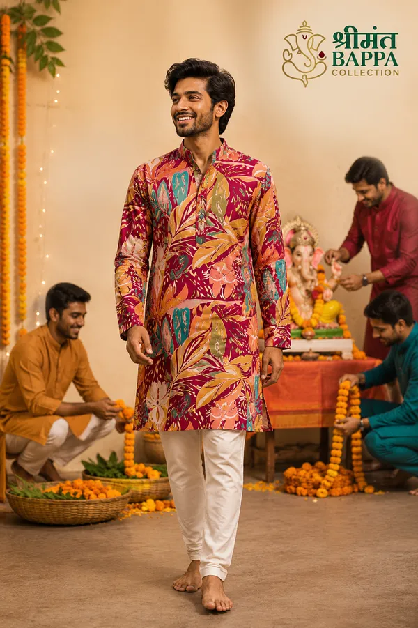 Vibrant_Floral_Print_Festive_Only_Kurta