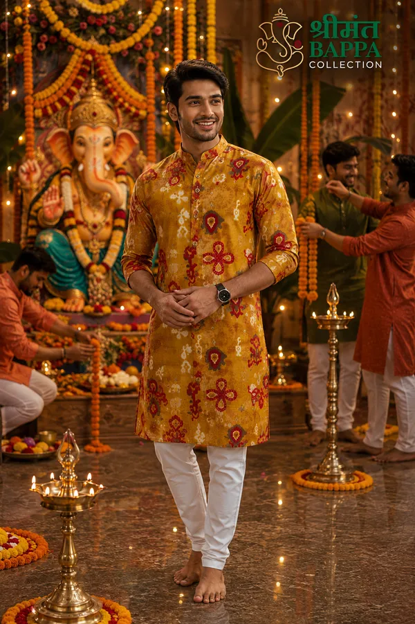 Mustard_Printed_Only_Kurta