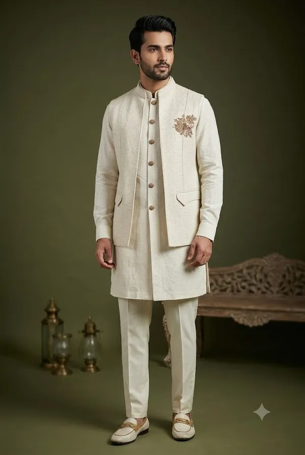 Ivory_Embroidered_Indo_Western_Jacket_Kurta_Set_Coming_Soon