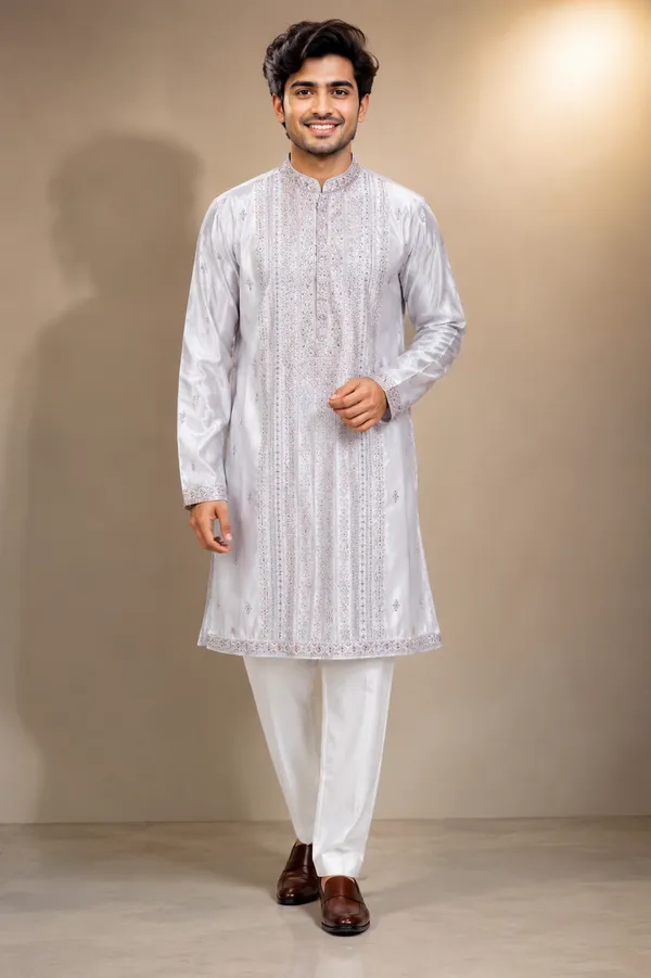 White_Embroidered_Festive_Kurta_Set_Coming_Soon