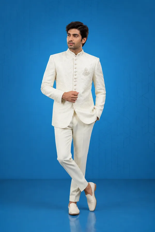 Ivory_Jacquard_Jodhpuri_Bandhgala_Suit_Coming_Soon