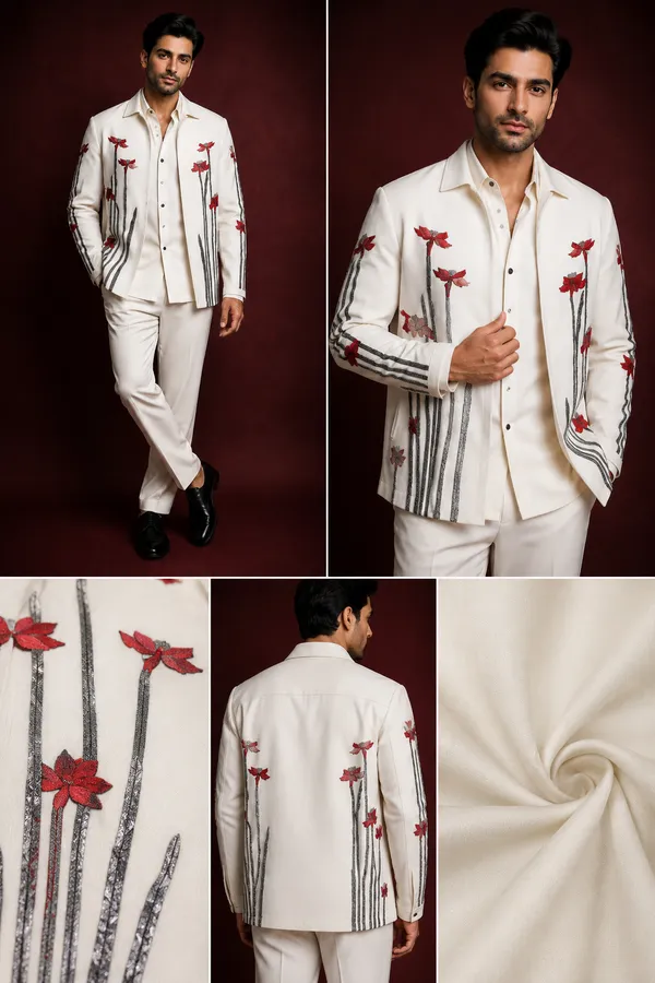 Ivory_Floral_Embroidered_Jacket_Set_For_Men_Coming_Soon